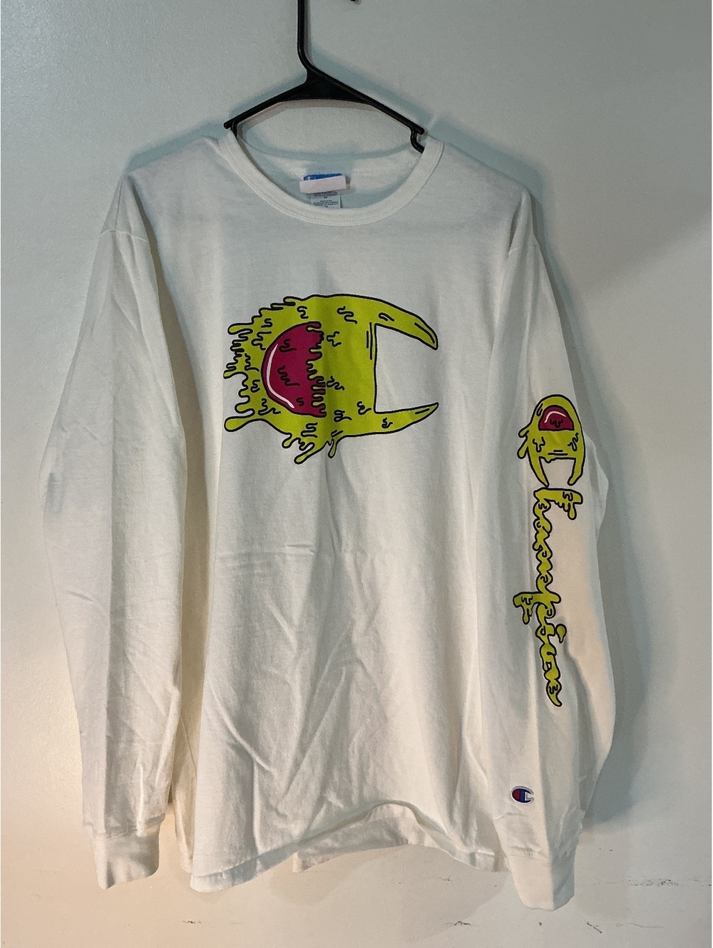 Champion Brand Heritage “slime” long sleeve shirt.
